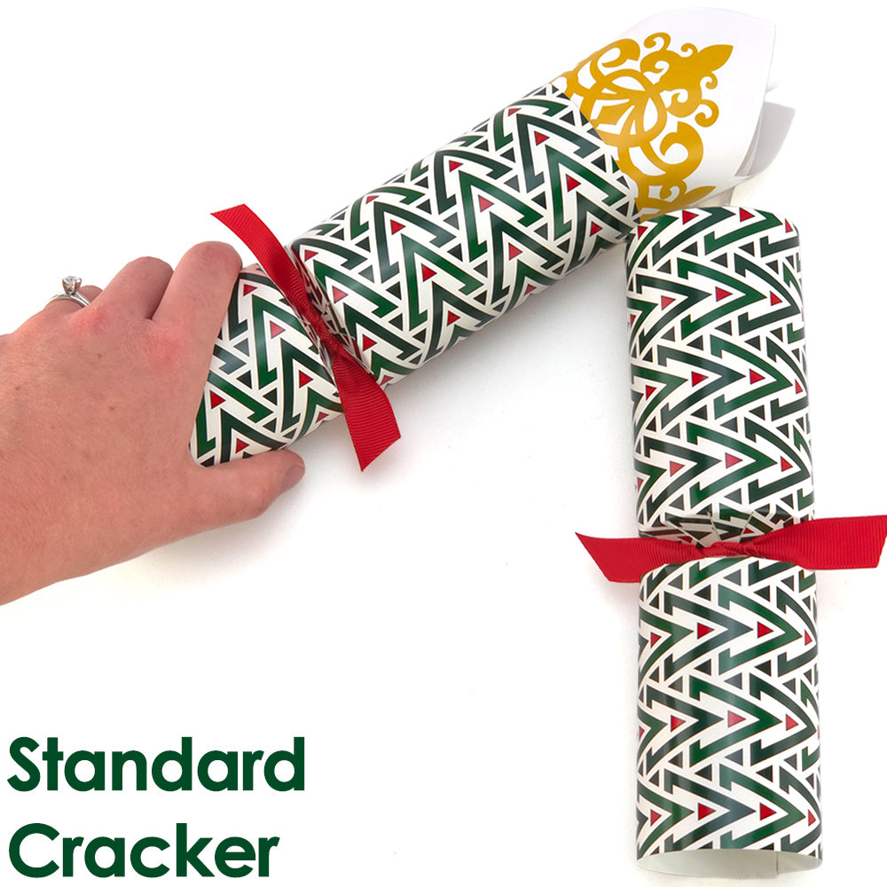 Reusable Keepsake Christmas Cracker Set | Geometric Christmas | Luxury DIY