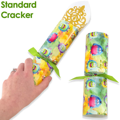 Reusable Keepsake Kids Design Cracker Set | Funny Monsters | Luxury DIY