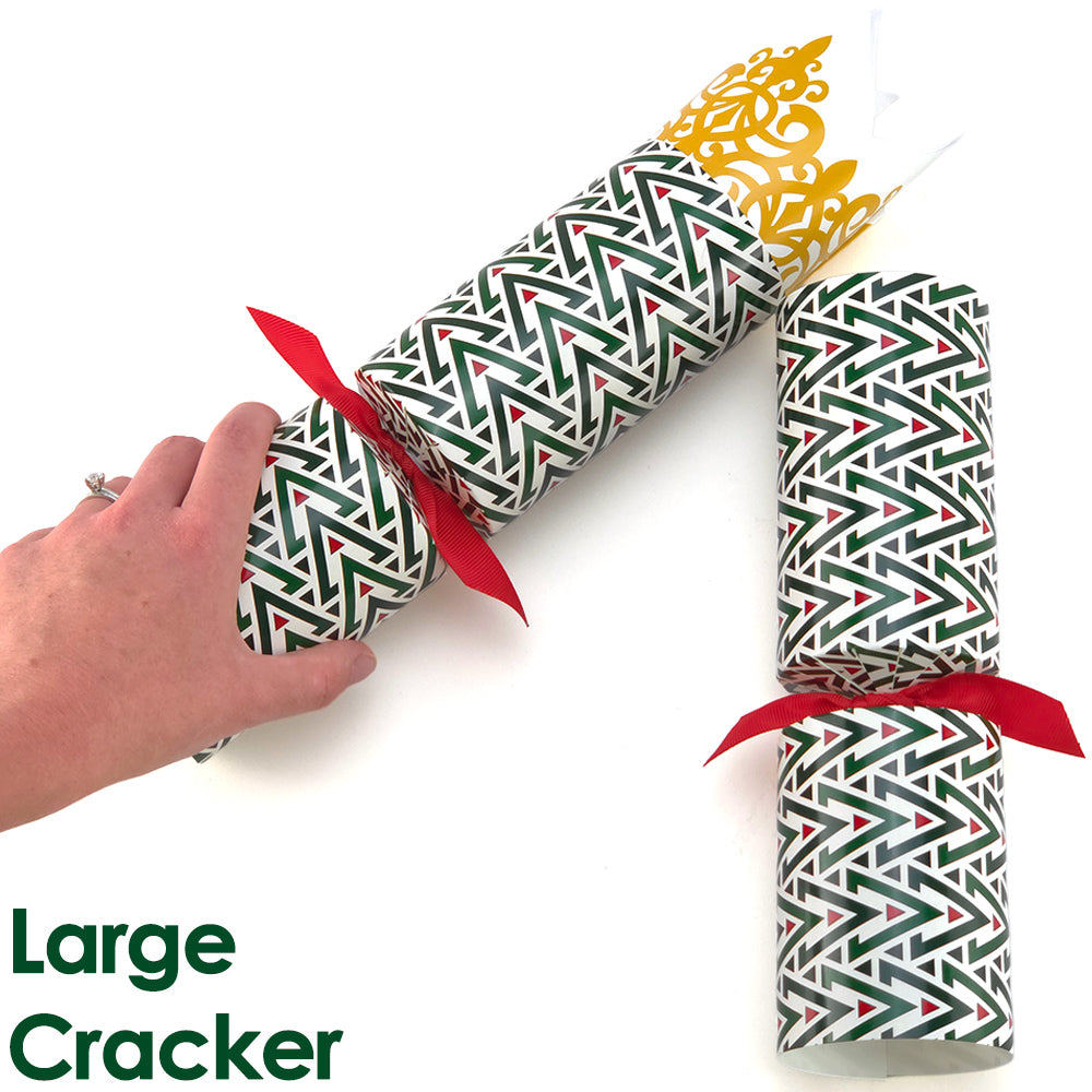 Reusable Keepsake Christmas Cracker Set | Geometric Christmas | Luxury DIY