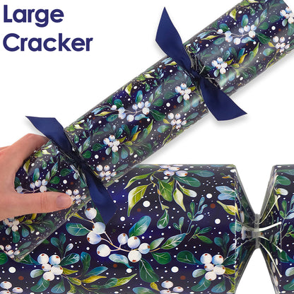 Reusable Keepsake Christmas Cracker Set | Midnight Mistletoe | Luxury DIY
