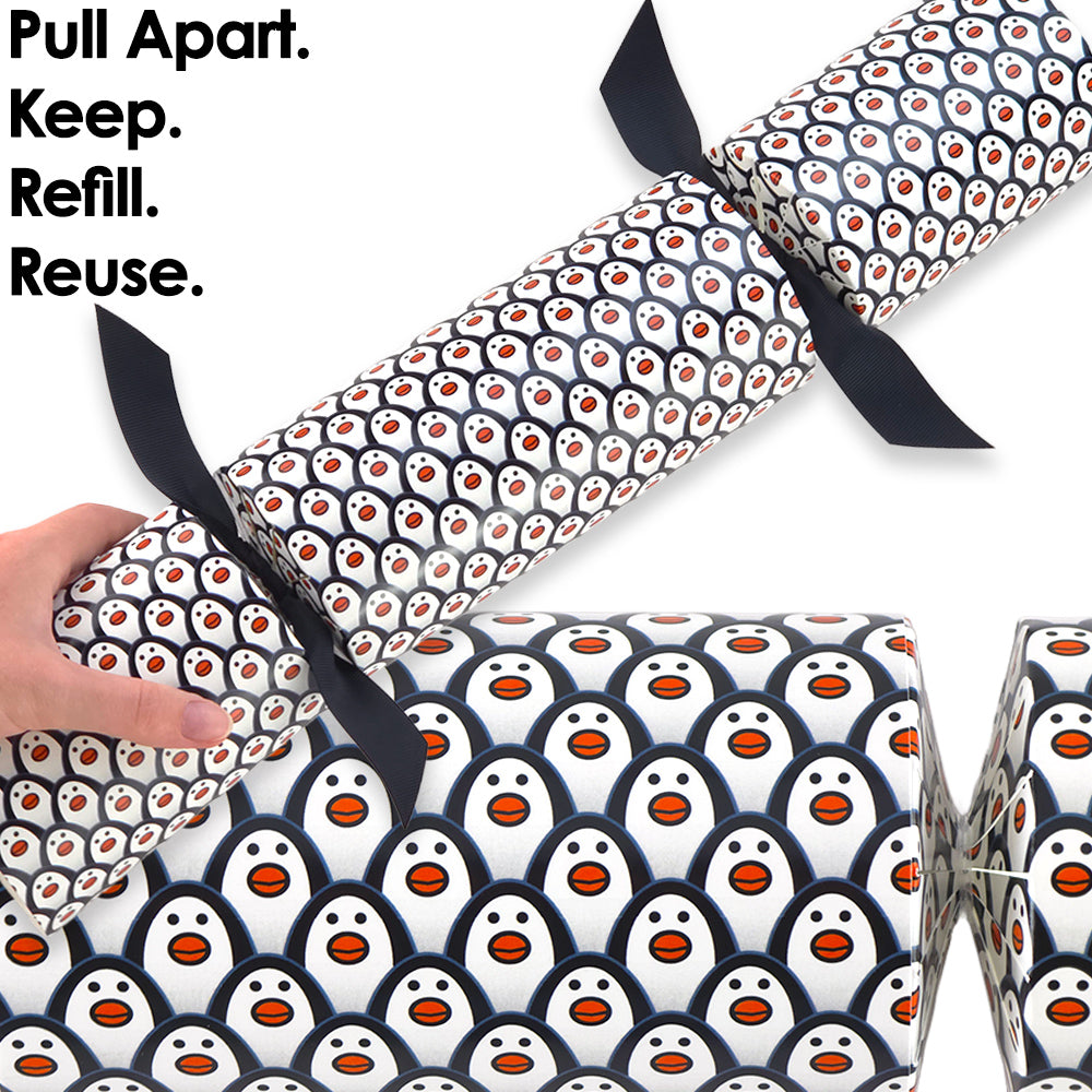 Extra Large & Jumbo | Reusable Keepsake DIY Cracker Sets | Just Penguins