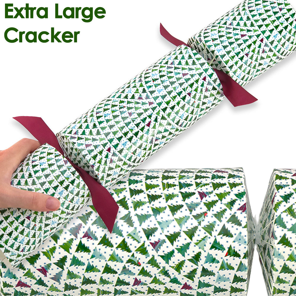 Extra Large & Jumbo | Reusable Keepsake Cracker Sets | Christmas Tree Wave
