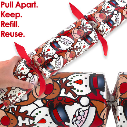 Extra Large & Jumbo | Reusable Keepsake Cracker Sets | Christmas Character
