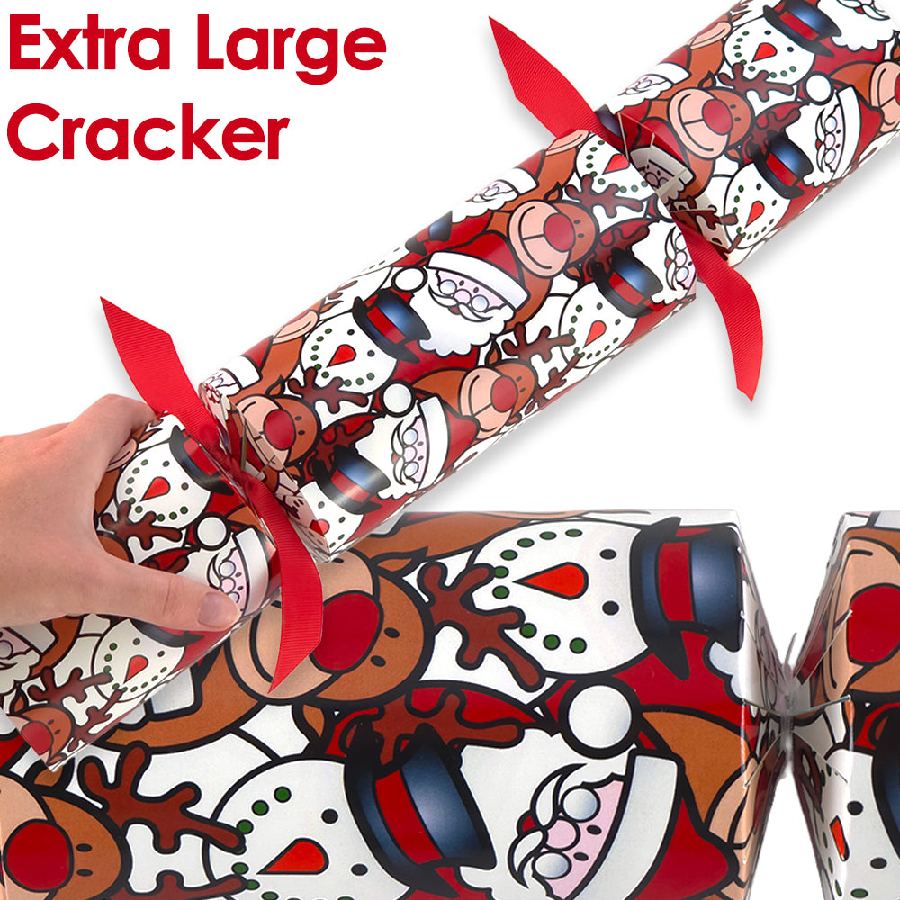 Extra Large & Jumbo | Reusable Keepsake Cracker Sets | Christmas Character