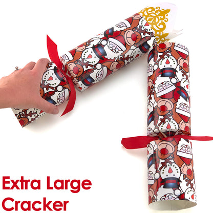 Extra Large & Jumbo | Reusable Keepsake Cracker Sets | Christmas Character