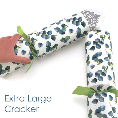 Extra Large & Jumbo | Reusable Keepsake Cracker Sets | Watercolour Eucalyptus