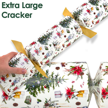 Extra Large & Jumbo | Reusable Keepsake Cracker Kits | Traditional Christmas