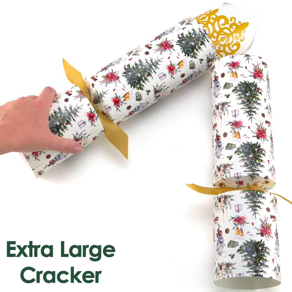 Extra Large & Jumbo | Reusable Keepsake Cracker Kits | Traditional Christmas