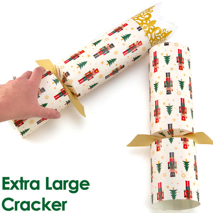 Extra Large & Jumbo | Reusable Keepsake Cracker Kit | Christmas Nutcracker
