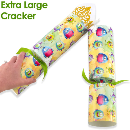 Extra Large & Jumbo | Reusable Keepsake Cracker Making Kit | Funny Monsters
