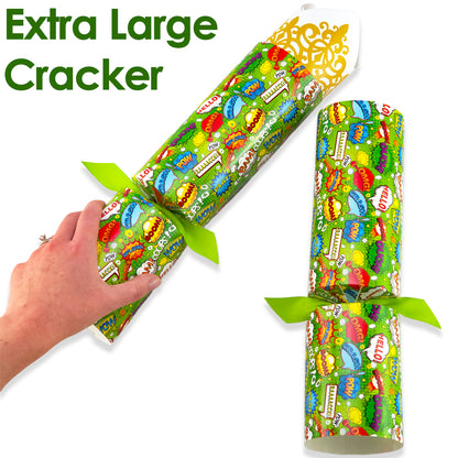 Extra Large & Jumbo | Reusable Keepsake Cracker Making Kit | Neon Superhero