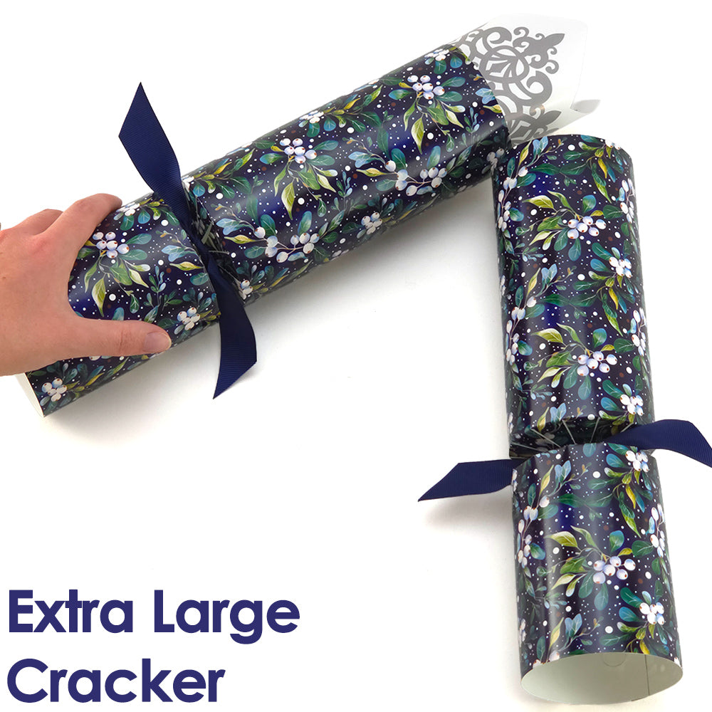 Extra Large & Jumbo | Reusable Keepsake Cracker Kits | Midnight Mistletoe
