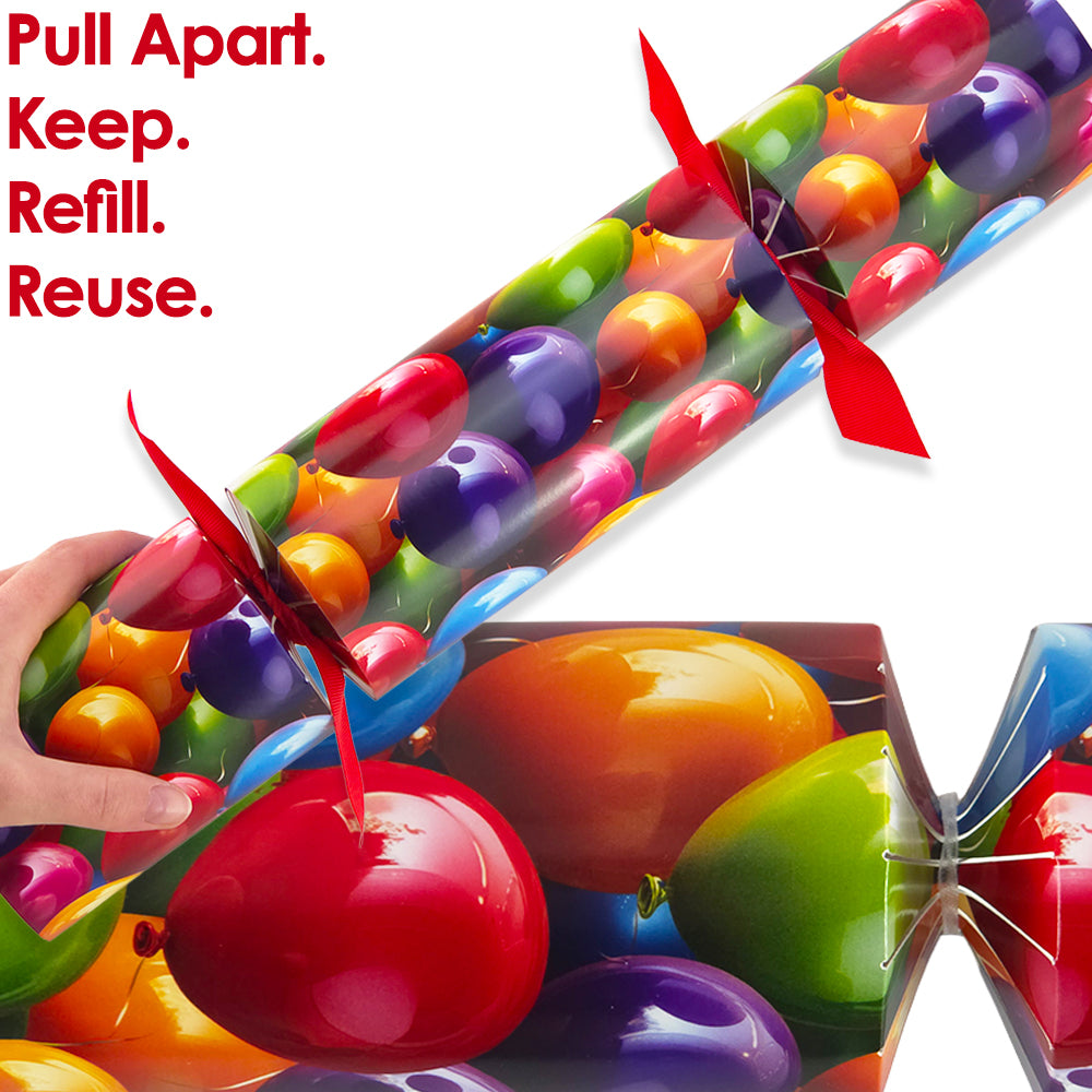 Extra Large & Jumbo | Reusable Keepsake Cracker Kits | Bright Birthday Balloons