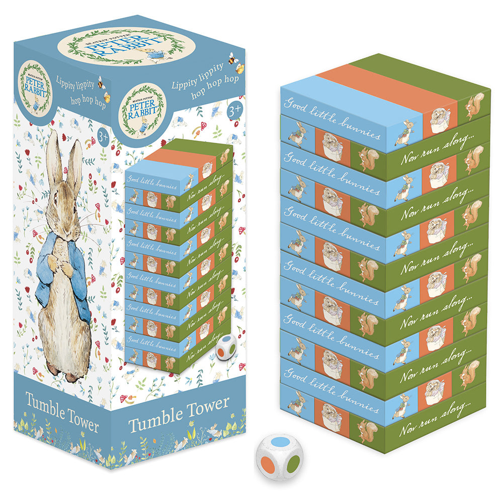 Peter Rabbit Stack & Tumble Game | Kids Gift | Beatrix Potter