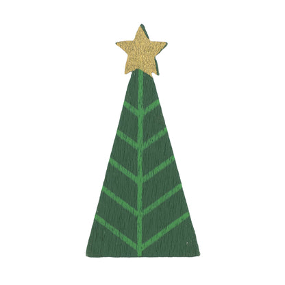 Christmas Trees | Wooden Papercraft Embellishments | 3.5cm Tall | 48 Pieces