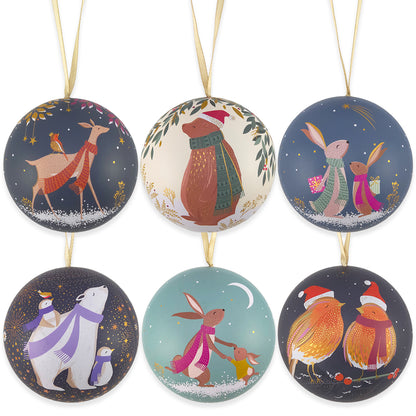 Christmas Friends | Sara Miller Fillable & Reusable Tinware Baubles