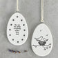 The Mum Everyone Wants | Flat Porcelain Egg Ornament Hanger| Cracker Filler
