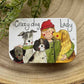 Crazy Dog Lady | Little Slide Shut Tin to Fill | Cracker Filler Gift