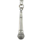 Microphone | Chunky English Pewter 3D Keyring | Little Gift | Cracker Filler