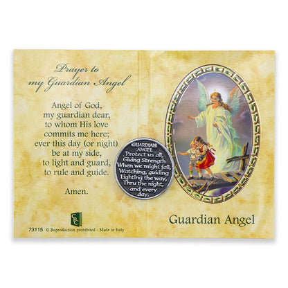 Christian Faith | Metal Pocket Token & Prayer Card | Cracker Filler Gift