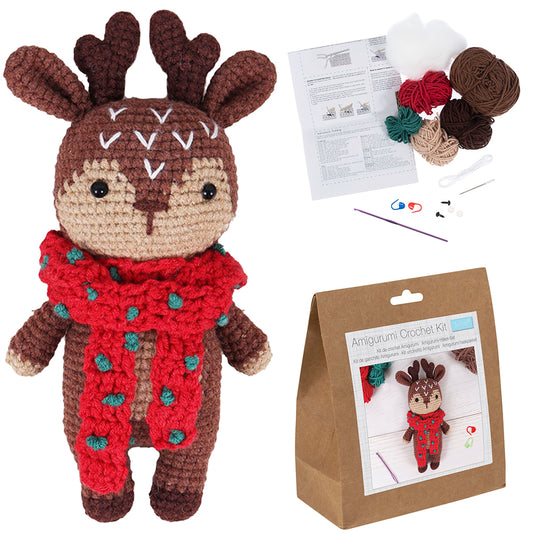 Christmas Reindeer | Amigurumi Complete Crochet Kit