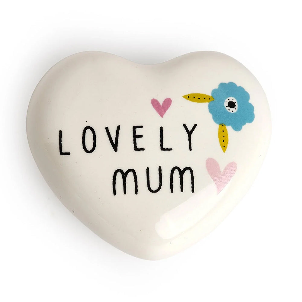 Lovely Mum | Porcelain Token | Little Gift | Cracker Filler