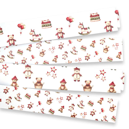 30 Reusable Paper Chains | Baby's First Christmas | No Glue Needed | 2.5m