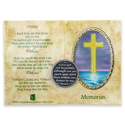 Christian Faith | Metal Pocket Token & Prayer Card | Cracker Filler Gift