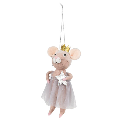 Christmas Mouse | Complete Needle Felting Kit | Hanging Tree Ornament