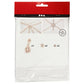 Macrame Snowflakes | Mini Christmas Craft Kit | Makes 2 | 10cm Wide