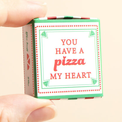 You Have a Pizza My Heart | Mini Matchbox Token | Little Gift | Cracker Filler