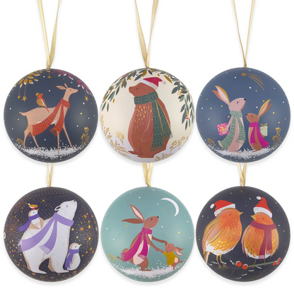 Christmas Friends | Sara Miller Fillable & Reusable Tinware Baubles