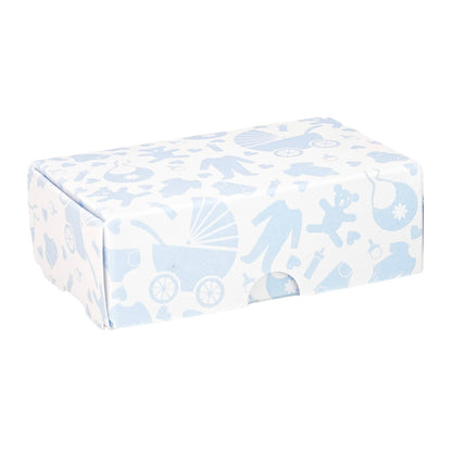 Blue Baby Shower | Little Gift Box | Soap Bar Sized | Single or 6 Boxes | 57x88x30mm