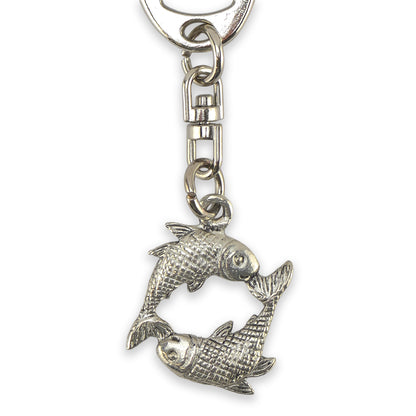 Zodiac | Star Sign | English Pewter 3D Keyring | Little Gift | Cracker Filler