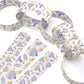 30 Reusable Paper Chains | Watercolour Hanukkah | No Glue Needed | 2.5m