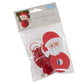 Santa Pom Pom Hanging Christmas Ornament Craft Kit