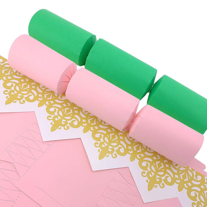 Pink Goes Good With Green | Bulk Craft Kits to Make 100 Wicked Crackers | Recyclable