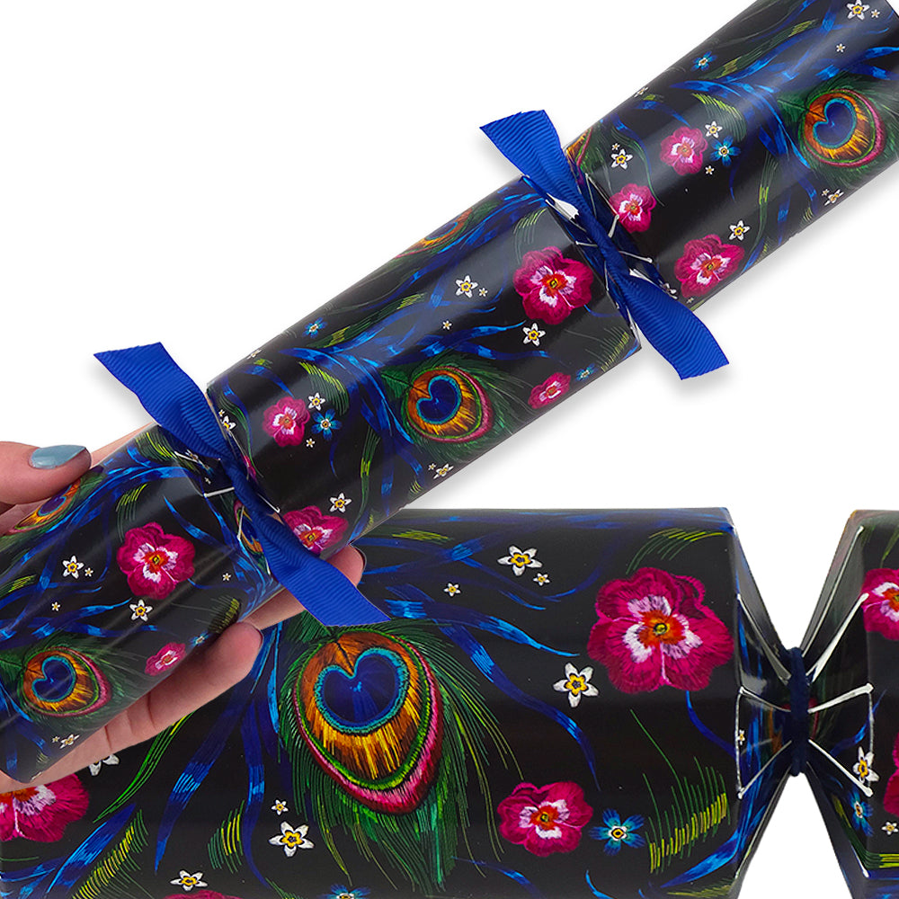 Embroidered Peacock | Cracker Making Craft Kit | Make & Fill Your Own