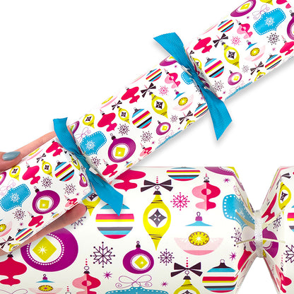 Retro Christmas Ornaments | Cracker Making Craft Kit | Make & Fill Your Own