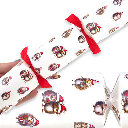 Festive Hedgehogs | Christmas Cracker Making Craft Kit | Make & Fill Your Own