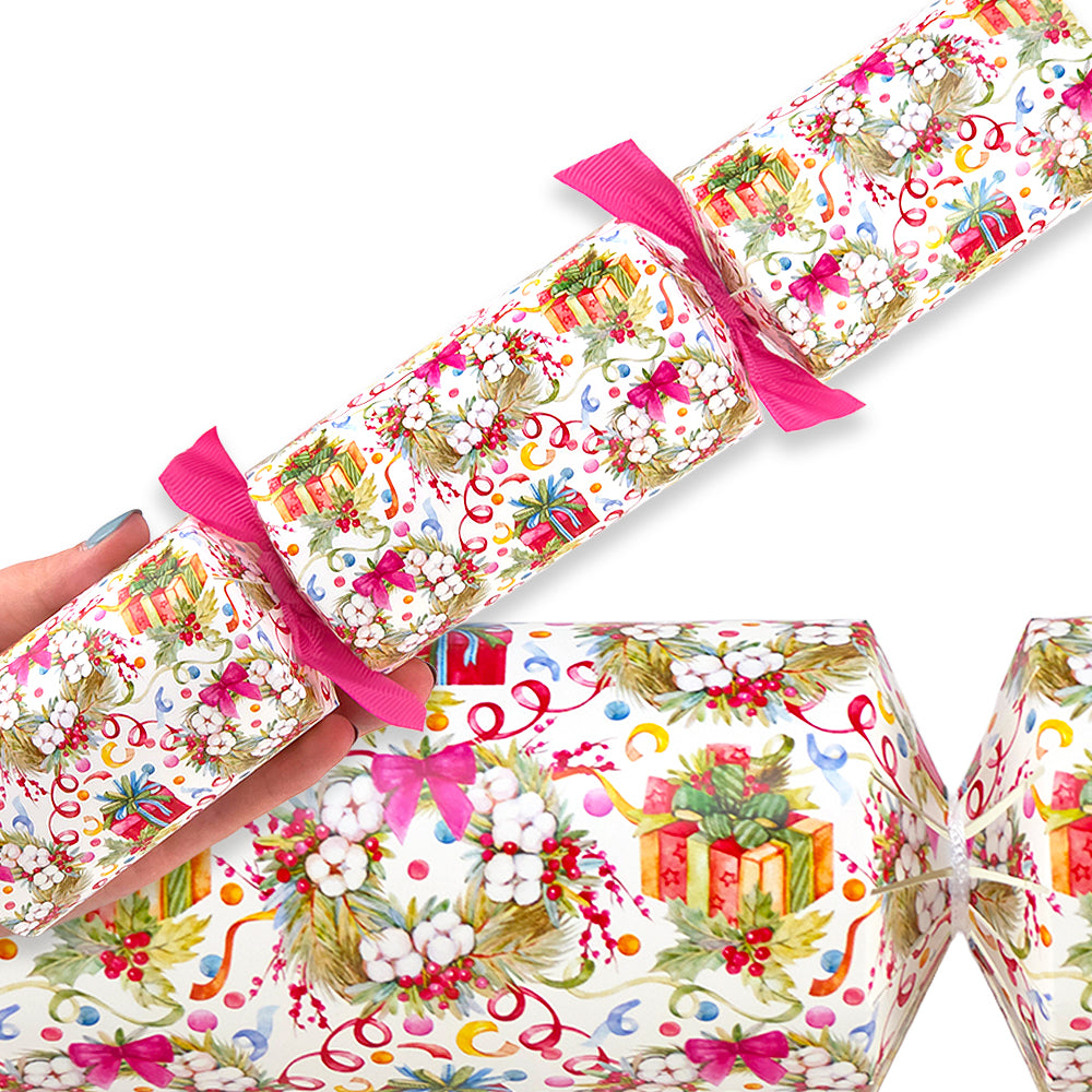 Watercolour Wreaths | Cracker Making Craft Kit | Make & Fill Your Own