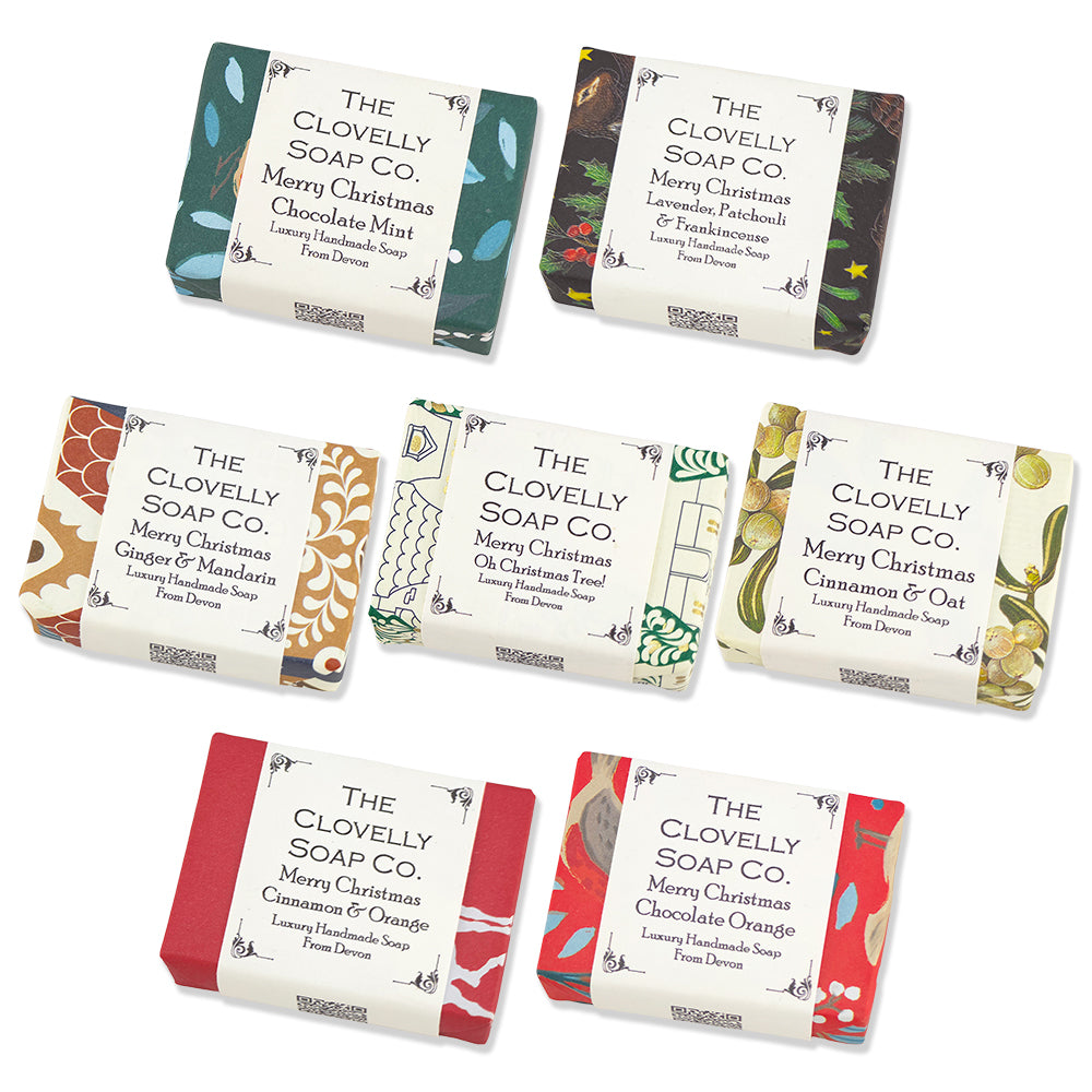 Gorgeous Scents | Merry Christmas Mini Soap | 50g | Little Gift | Cracker Filler
