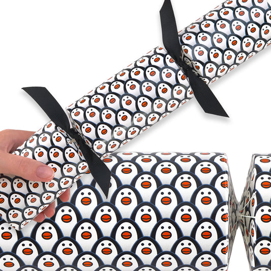 Reusable Keepsake Christmas Cracker Set | Just Penguins | Luxury DIY