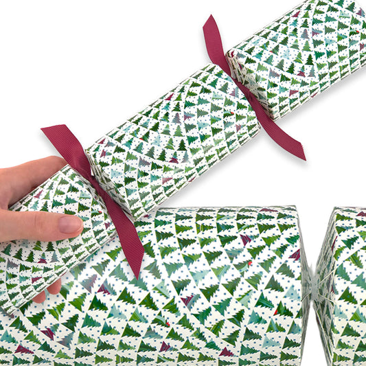 Reusable Keepsake Christmas Cracker Set | Christmas Tree Wave | Luxury DIY