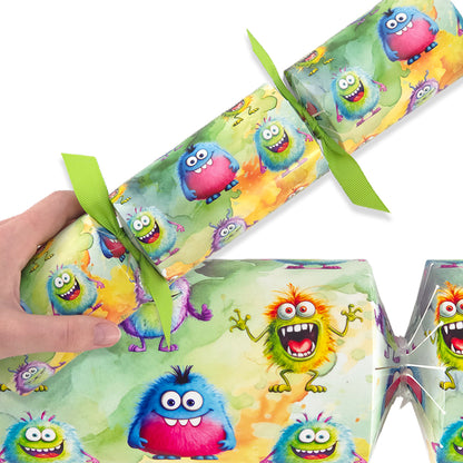 Reusable Keepsake Kids Design Cracker Set | Funny Monsters | Luxury DIY