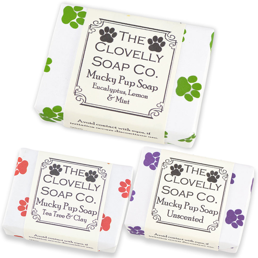 Mucky Pup | Scented or Unscented | Luxury Dog Soap | 50g | Cracker Filler Gift