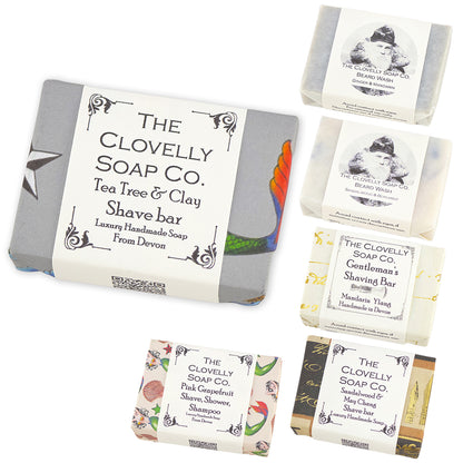 Luxury Shave & Beard Wash Bars | 50g | Little Gift | Cracker Filler