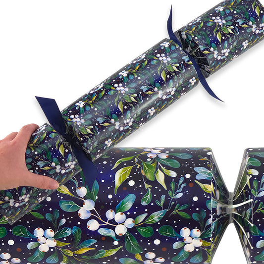 Extra Large & Jumbo | Reusable Keepsake Cracker Kits | Midnight Mistletoe