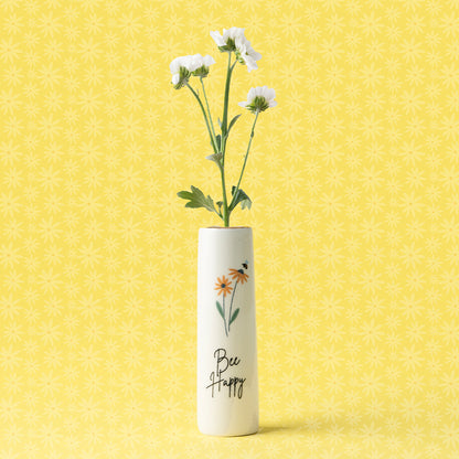 Bee Happy | Little Bud Vase | Little Gift | Cracker Filler