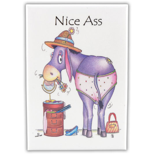 Nice Ass | Funny Magnet | Little Gift | Cracker Filler